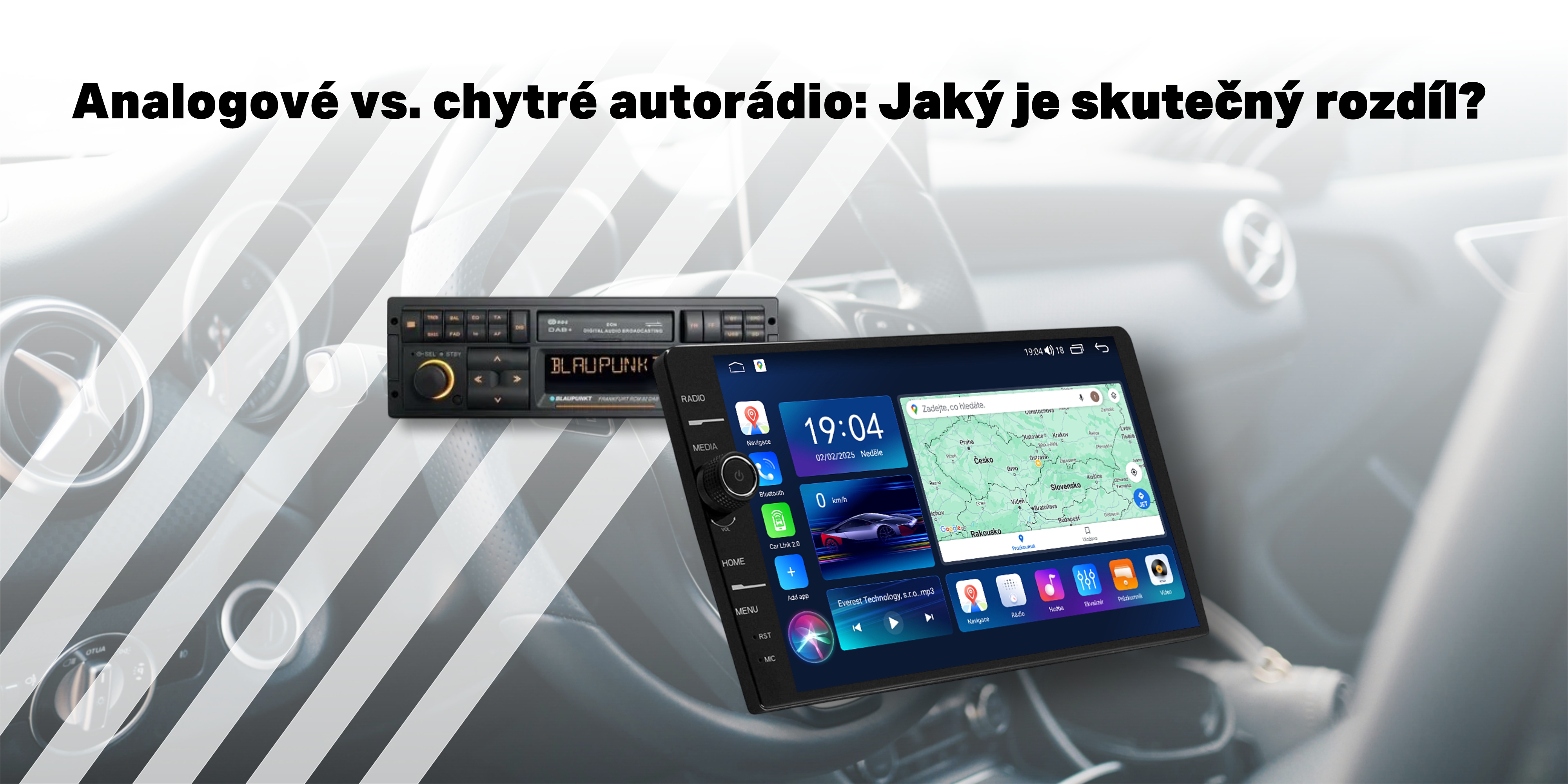 Analogové versus digitální autorádio a jejich rozdílné funkce evtech_cz